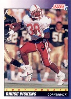 Bruce Pickens Atlanta Falcons 1991 Score NFL Rookie Card #615